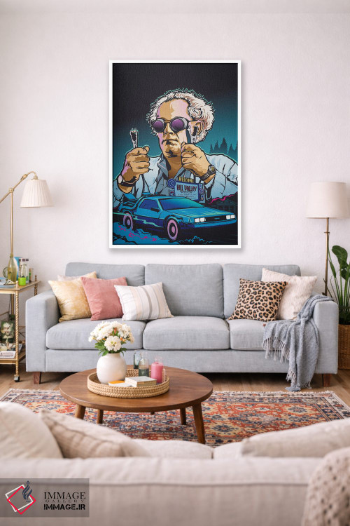 تابلو دکوراتیو دکتر براون اثر آقای ملویل - D1W