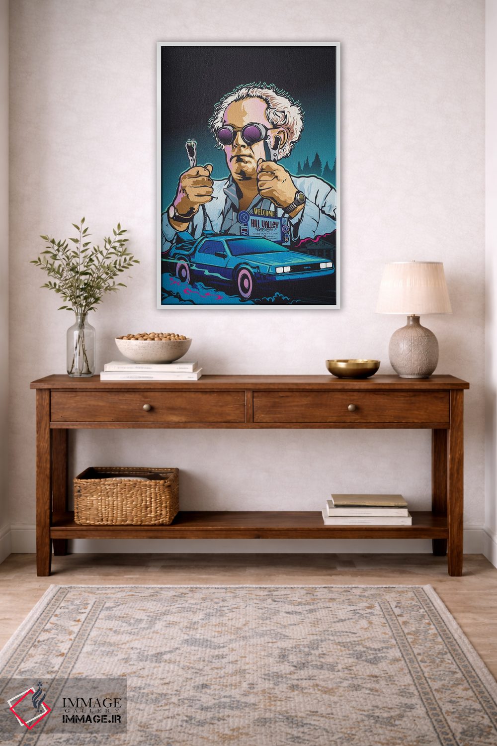 تابلو دکوراتیو دکتر براون اثر آقای ملویل - D3W