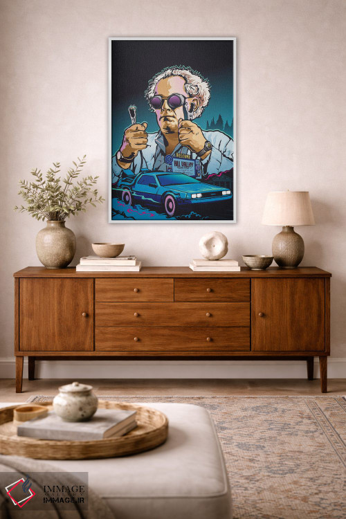 تابلو دکوراتیو دکتر براون اثر آقای ملویل - D2W