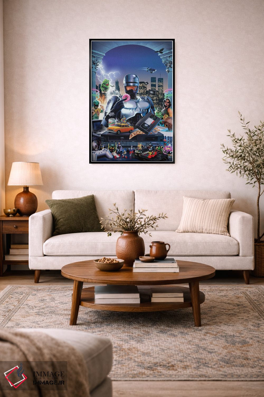 تابلو دکوراتیو ویدئودروم روبوکاپ اثر آقای ملویل - D2B