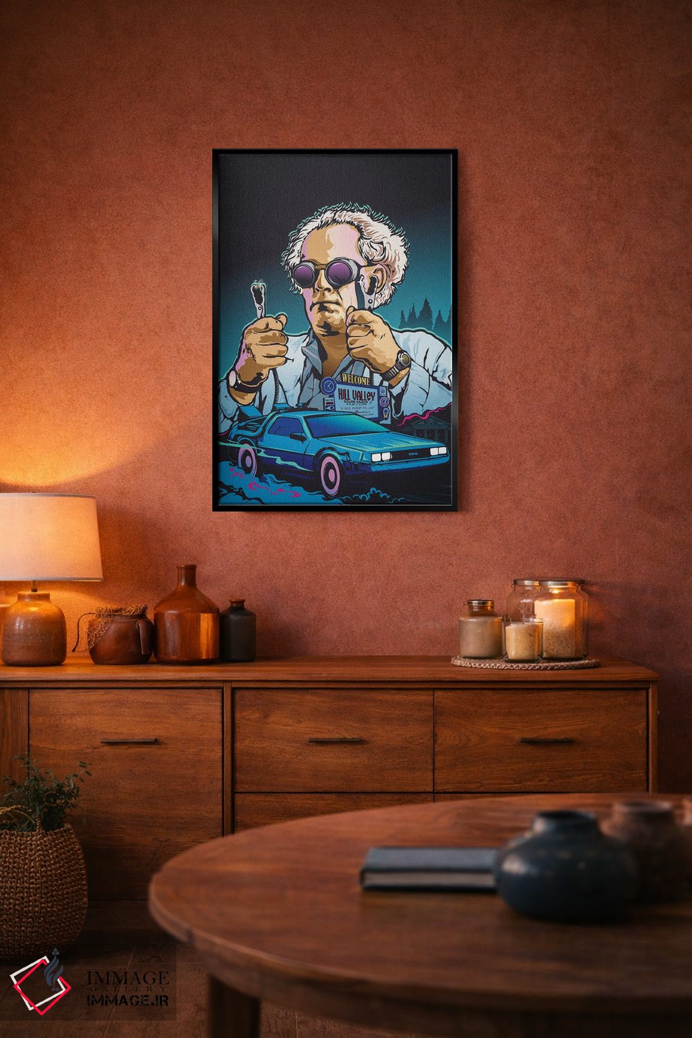 تابلو دکوراتیو دکتر براون اثر آقای ملویل - D5B