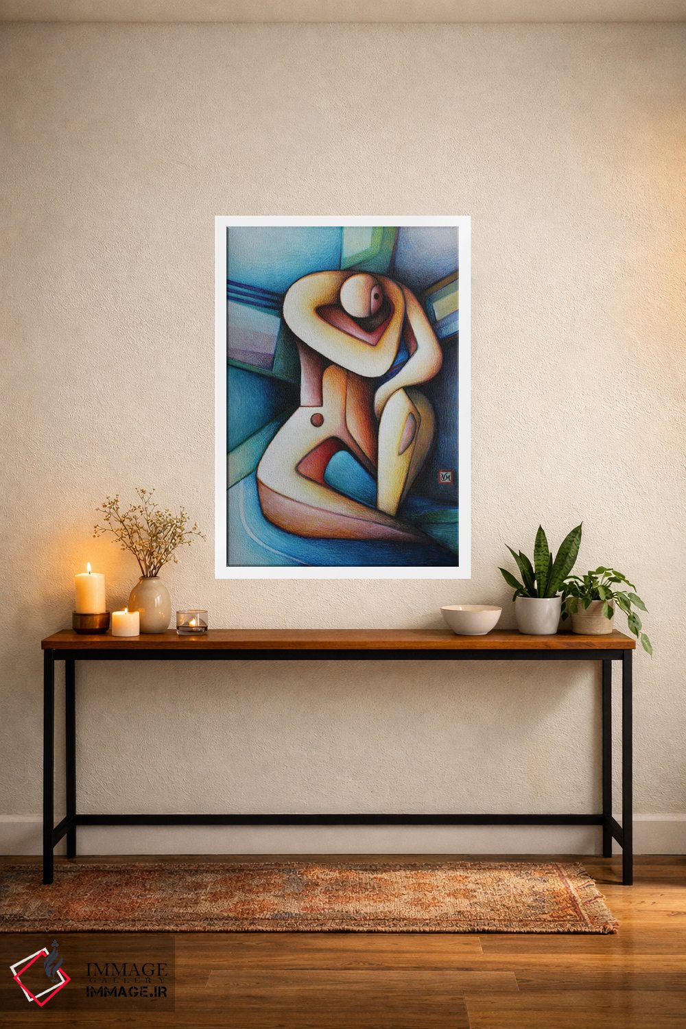 تابلو دکوراتیو تاملی ارادی اثر ماسیمو ویتوریوسی - D4W