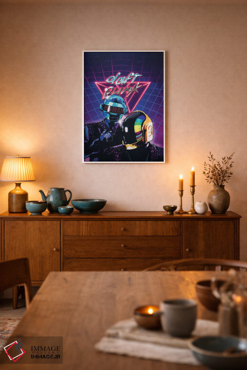 تابلو دکوراتیو دفت پانک اثر آقای ملویل - D6W