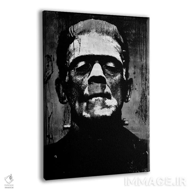 تابلو دکوراتیو فرانکنشتاین II اثر مارتین واگنر - نمای پرسپکتیو محصول