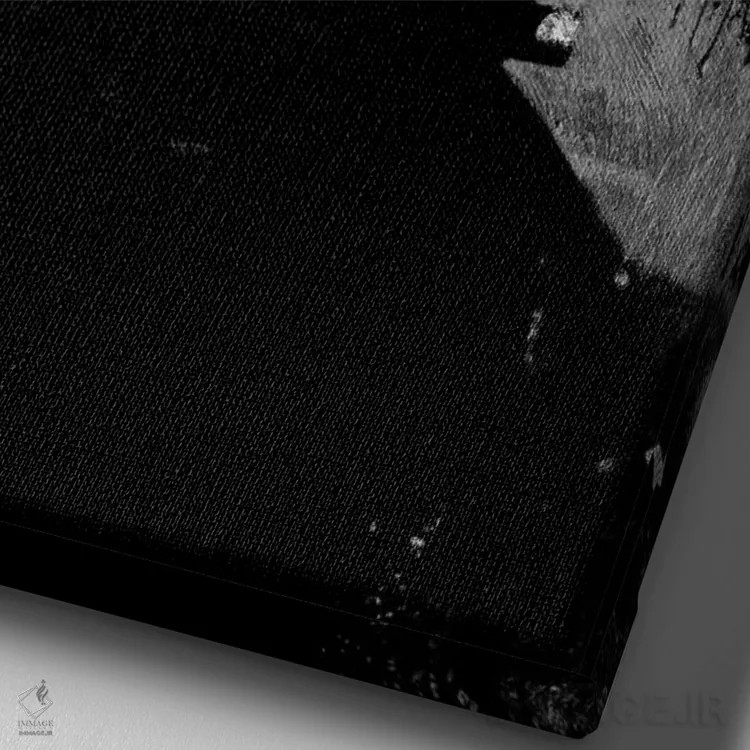 تابلو دکوراتیو فرانکنشتاین II اثر مارتین واگنر - نمای نزدیک بافت بوم