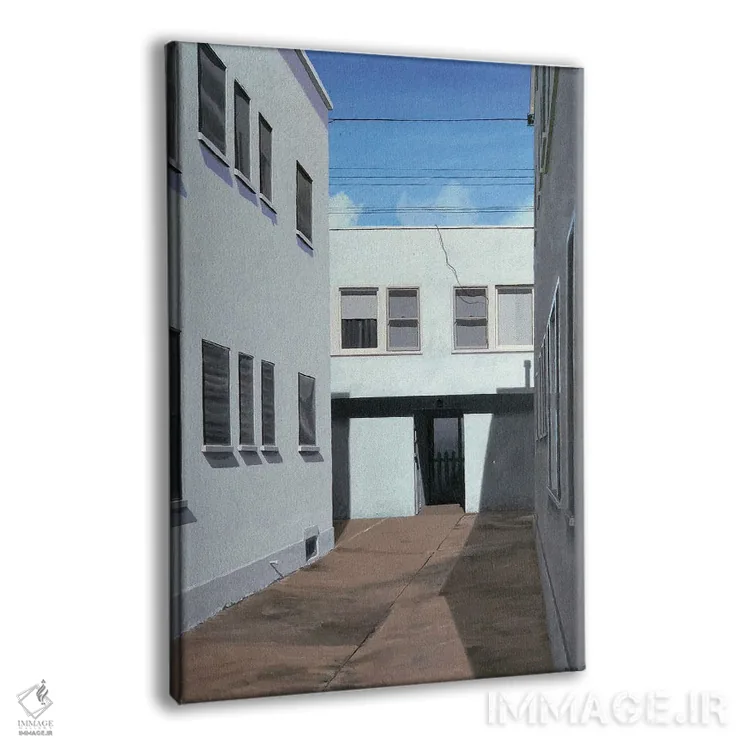 تابلو دکوراتیو اینجا مردم زندگی می کنند اثر مایکل وارد - نمای پرسپکتیو محصول