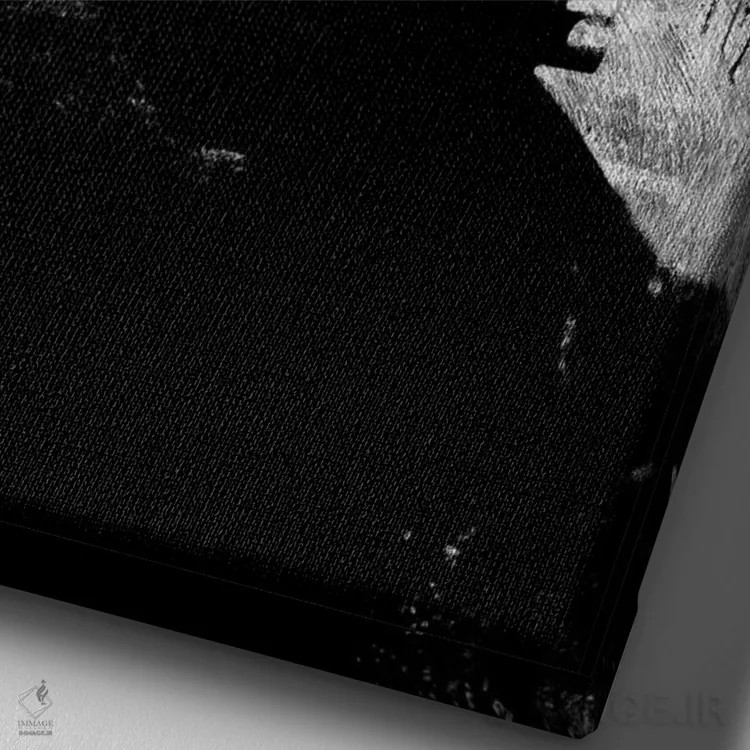 تابلو دکوراتیو فرانکنشتاین II اثر مارتین واگنر - نمای نزدیک بافت بوم