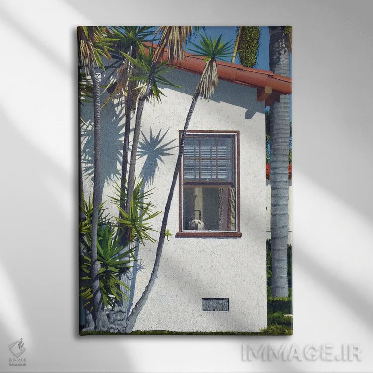 تابلو دکوراتیو لطفا اثر مایکل وارد - نمای روبهرو روی دیوار