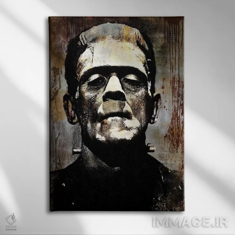 تابلو دکوراتیو فرانکنشتاین I اثر مارتین واگنر - نمای روبهرو روی دیوار