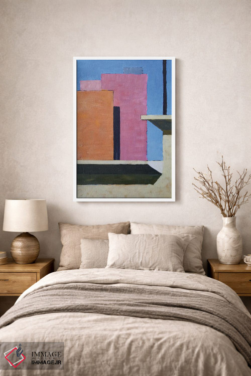 تابلو انتزاعی داون تاون اثر مایکل وارد - D1W