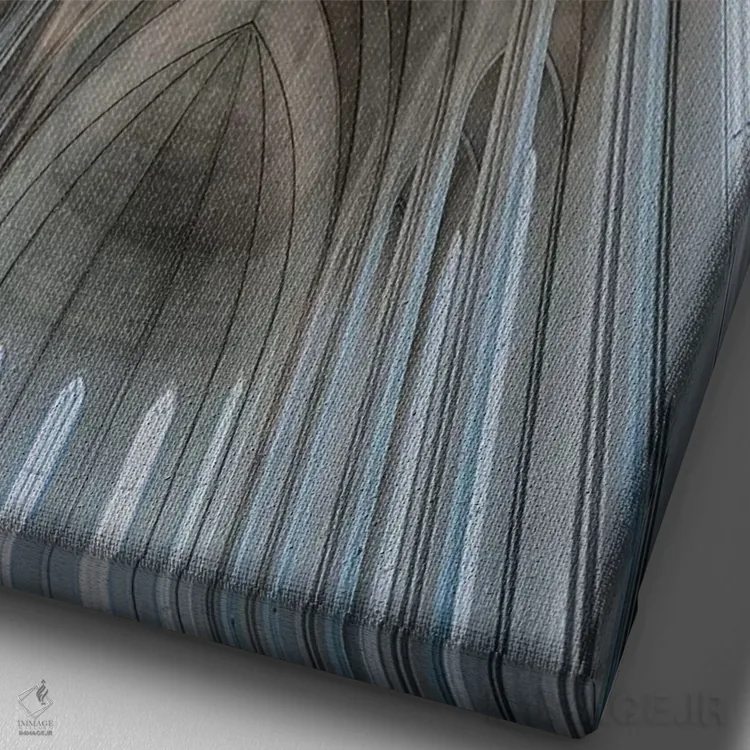 تابلو دکوراتیو Reykjavik, Ribbed Vaults In The Modern Cathedral Of Hallg… اثر مارک ویلیفورد - نمای نزدیک بافت بوم