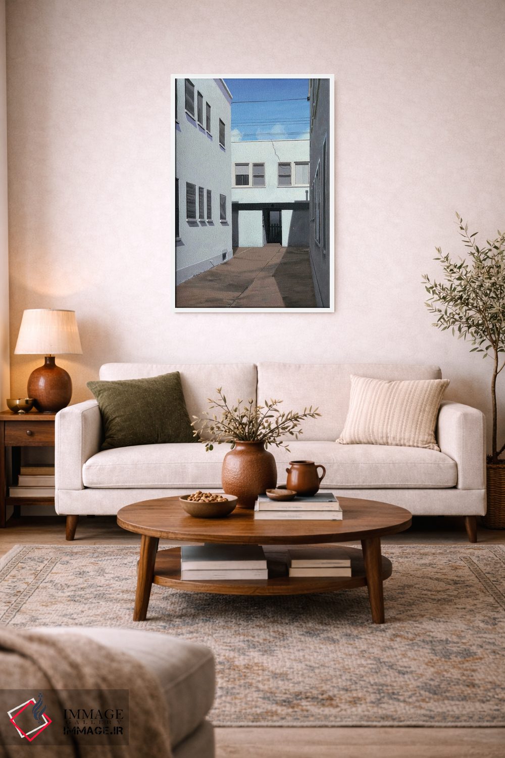 تابلو دکوراتیو اینجا مردم زندگی می کنند اثر مایکل وارد - D2W