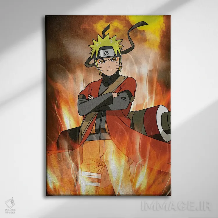 تابلو دکوراتیو ناروتو اثر مونیر وانیاک - نمای روبهرو روی دیوار