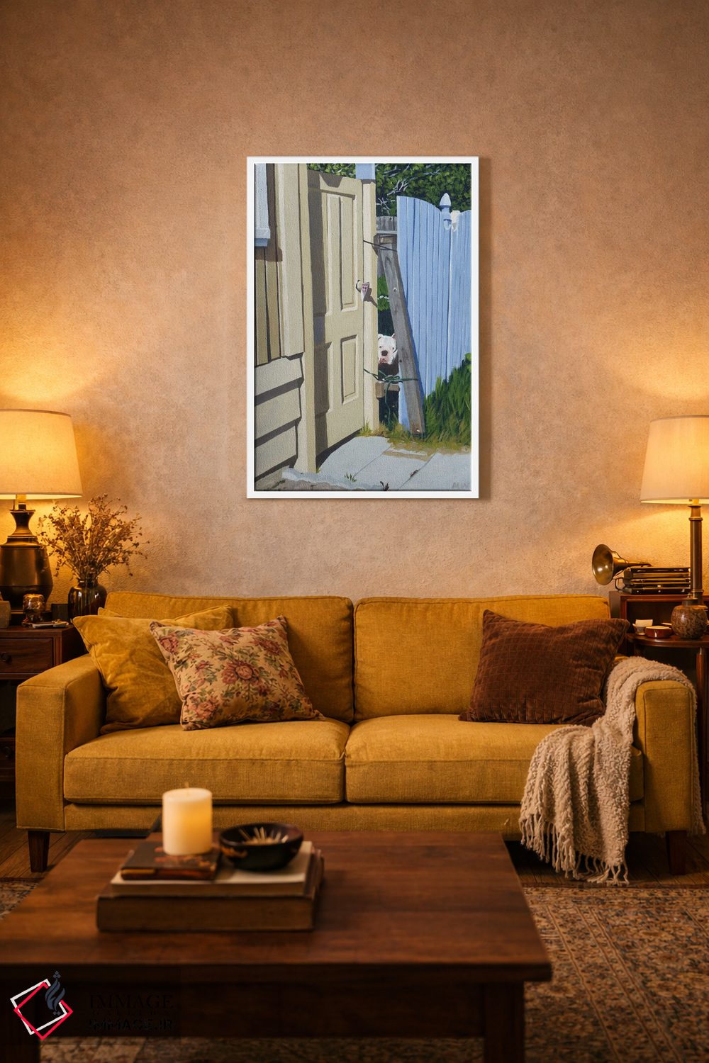 تابلو دکوراتیو داری به من نگاه می کنی؟ اثر مایکل وارد - D2W