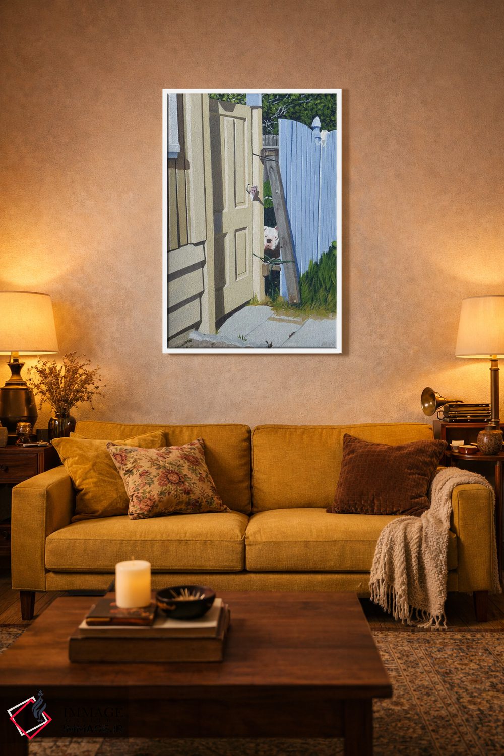 تابلو دکوراتیو داری به من نگاه می کنی؟ اثر مایکل وارد - D3W