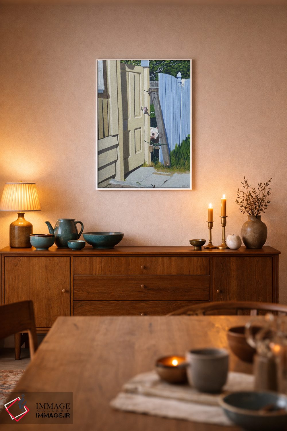 تابلو دکوراتیو داری به من نگاه می کنی؟ اثر مایکل وارد - D5W