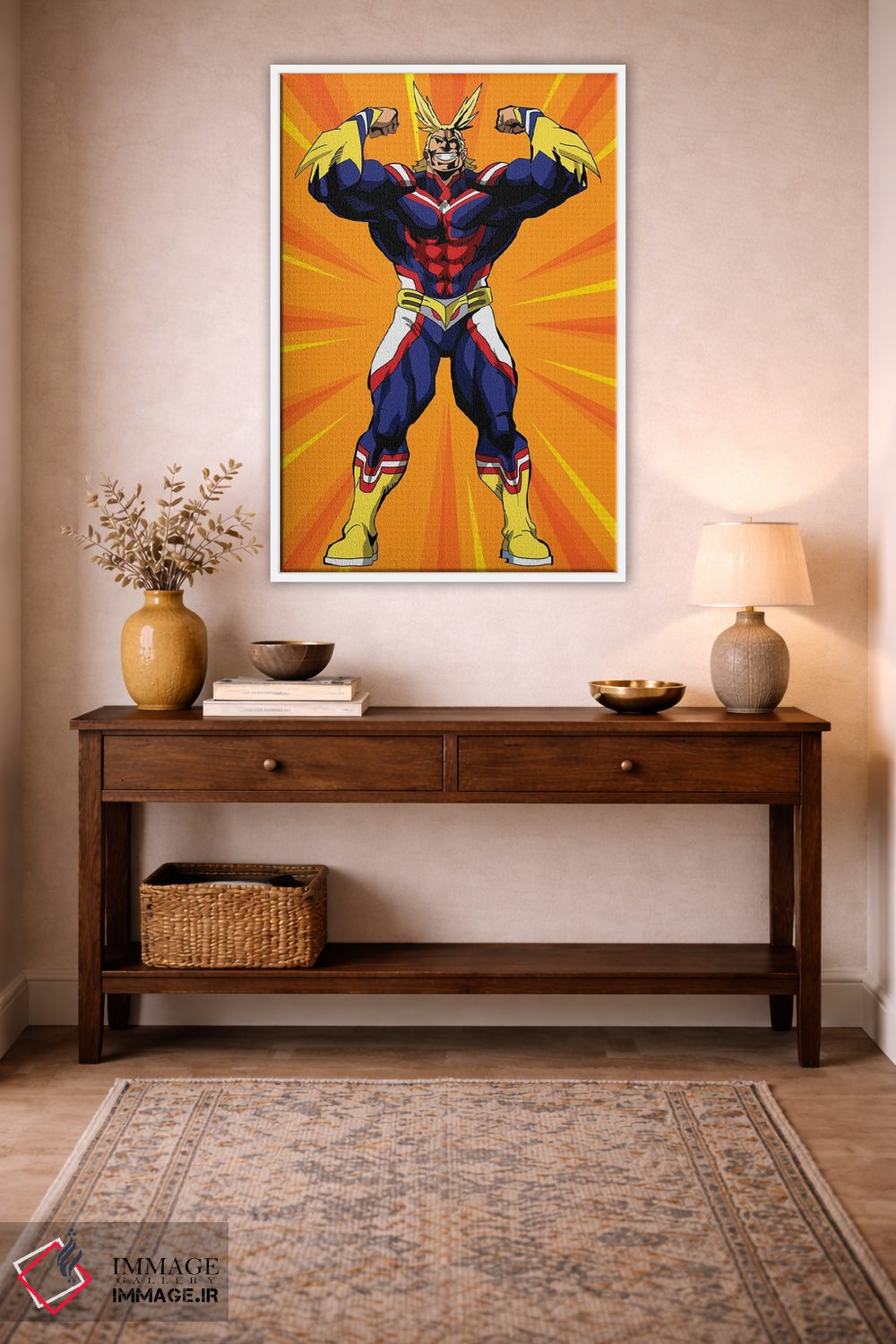 تابلو دکوراتیو مای هیرو آکادمی - آل مایت اثر مونیر وانیاک - D1W