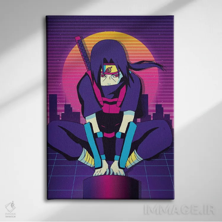 تابلو دکوراتیو اوتیها ایتاچی اثر مونیر وانیاک - نمای روبهرو روی دیوار