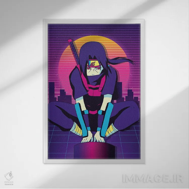 تابلو دکوراتیو اوتیها ایتاچی اثر مونیر وانیاک - نمای قابدار سفید