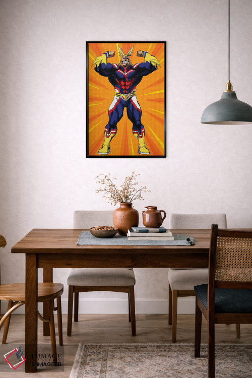 تابلو دکوراتیو مای هیرو آکادمی - آل مایت اثر مونیر وانیاک - D6B