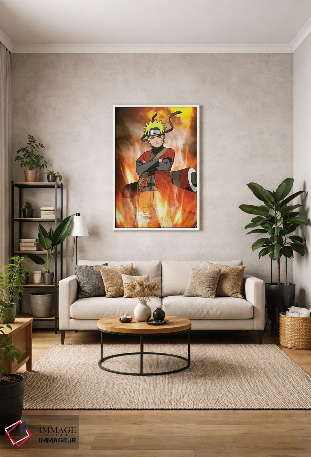 تابلو دکوراتیو ناروتو اثر مونیر وانیاک - D1W