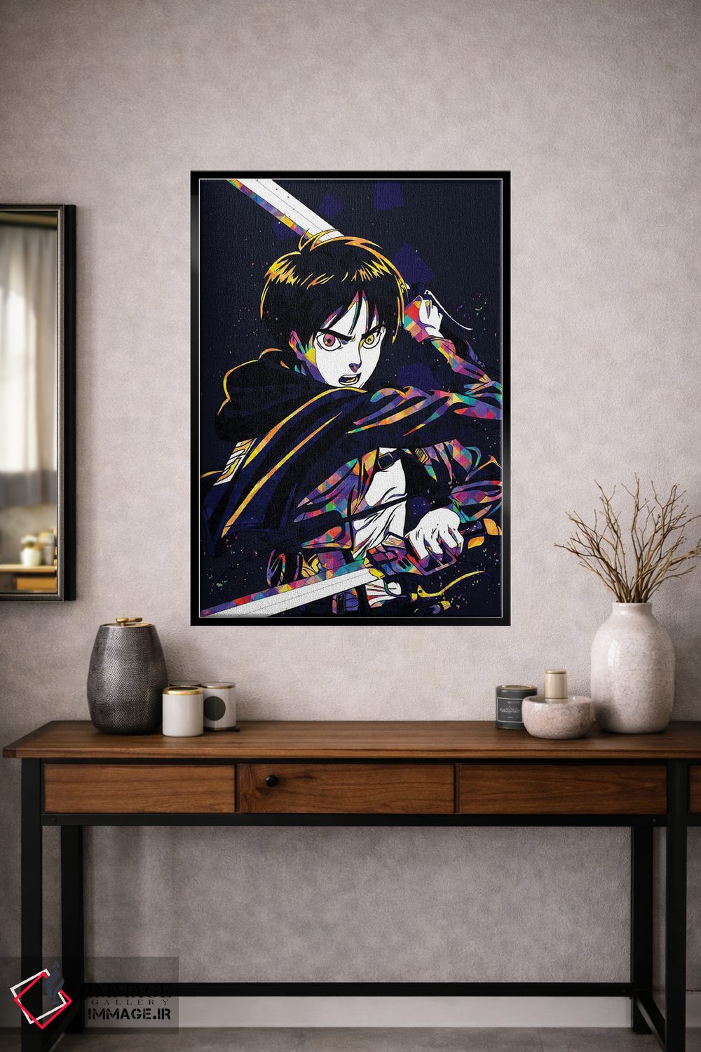 تابلو دکوراتیو اتک آن تایتان - ارن چهارم اثر مونیر وانیاک - D1B