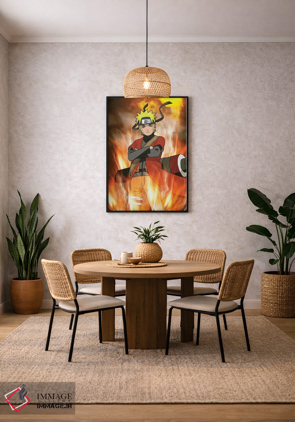 تابلو دکوراتیو ناروتو اثر مونیر وانیاک - D3B