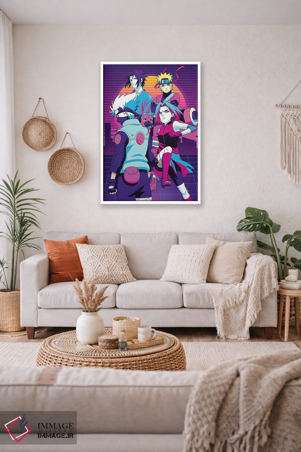تابلو دکوراتیو تیم هفت ناروتو اثر مونیر وانیاک - D2W