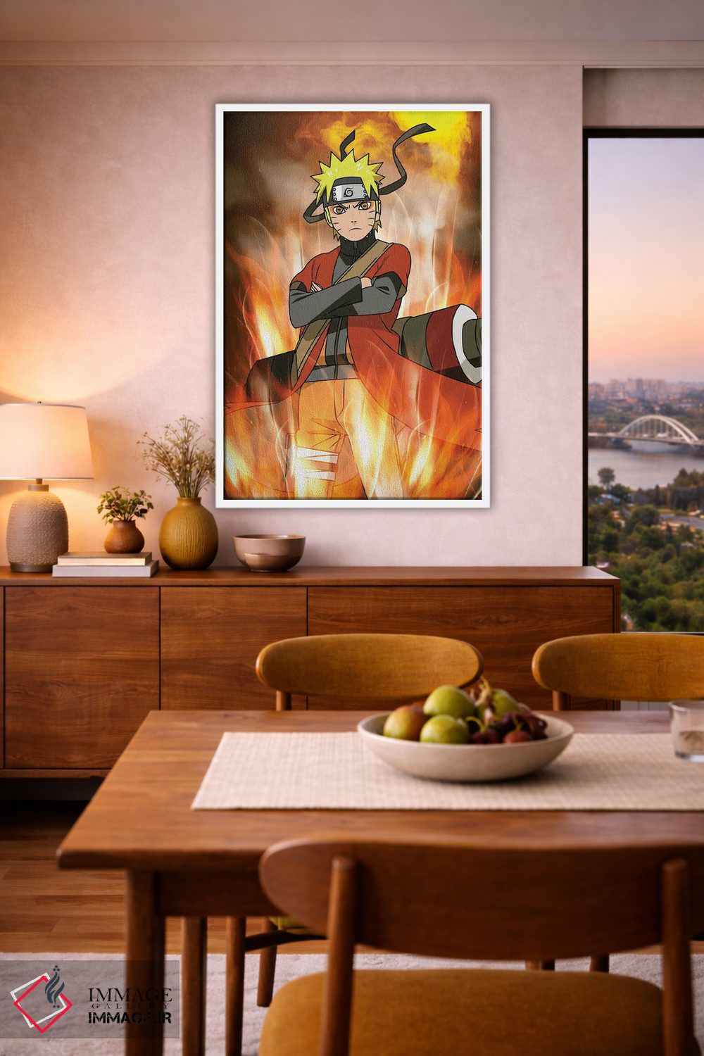 تابلو دکوراتیو ناروتو اثر مونیر وانیاک - D6W
