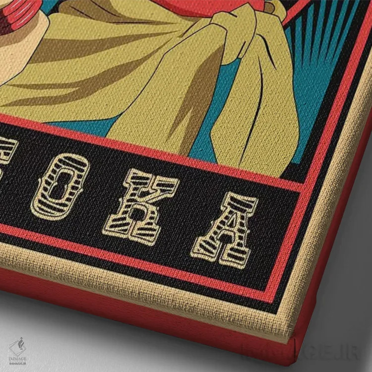 تابلو دکوراتیو هانتر ایکس هانتر اثر مونیر وانیاک - نمای نزدیک بافت بوم