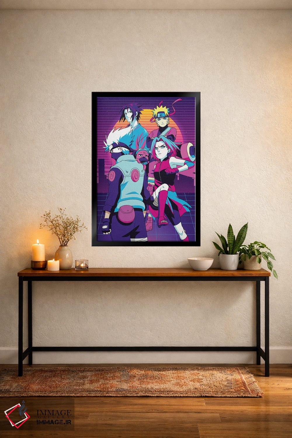 تابلو دکوراتیو تیم هفت ناروتو اثر مونیر وانیاک - D5B
