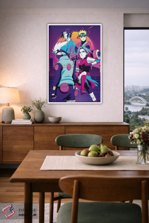 تابلو دکوراتیو تیم هفت ناروتو اثر مونیر وانیاک - D6W