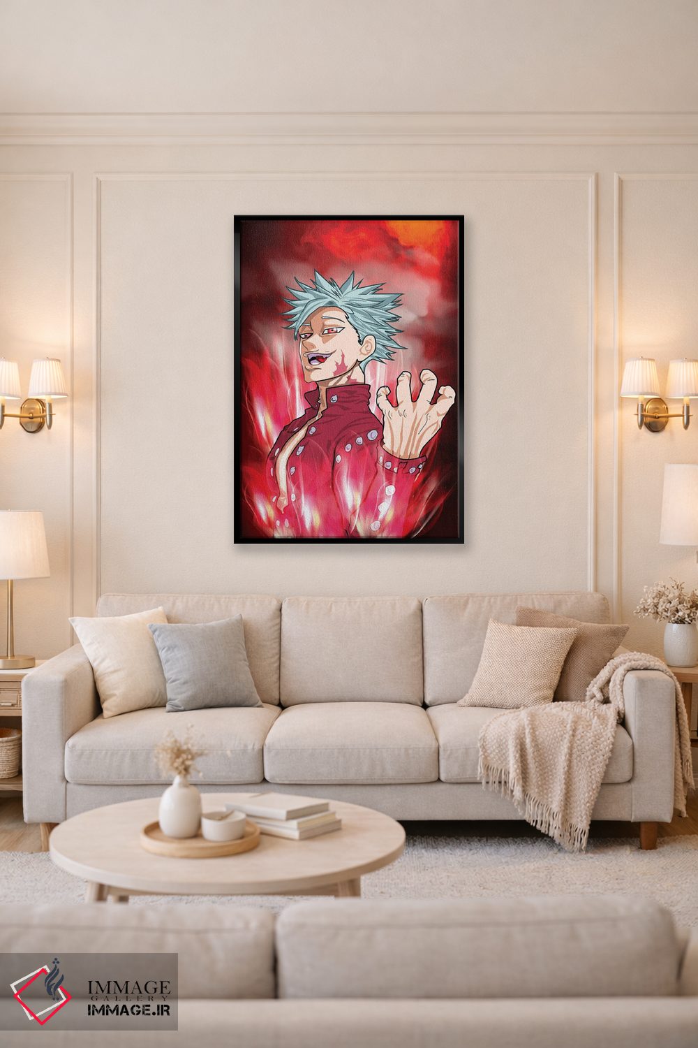 تابلو دکوراتیو بن اثر مونیر وانیاک - D4B