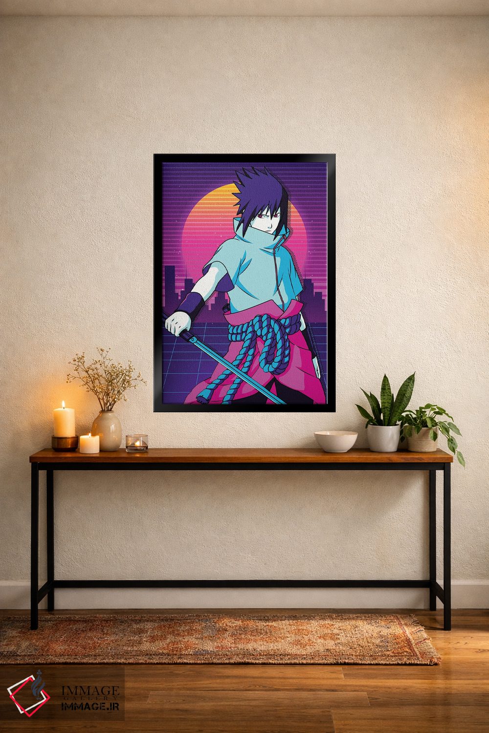 تابلو دکوراتیو ساسکه ناروتو اثر مونیر وانیاک - D4B