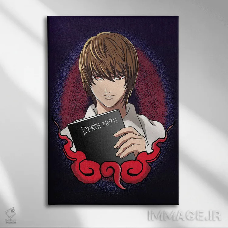 تابلو دکوراتیو لایت یاگامی اثر مونیر وانیاک - نمای روبهرو روی دیوار