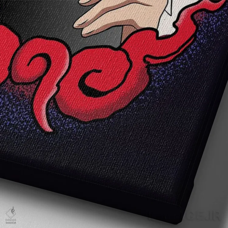 تابلو دکوراتیو لایت یاگامی اثر مونیر وانیاک - نمای نزدیک بافت بوم