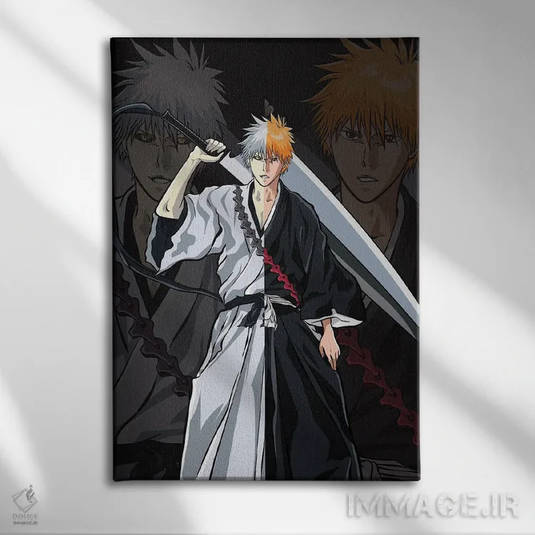 تابلو دکوراتیو ایچیگو و زانگتسو اثر مونیر وانیاک - نمای روبهرو روی دیوار