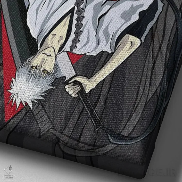 تابلو دکوراتیو بلیچ اثر مونیر وانیاک - نمای نزدیک بافت بوم