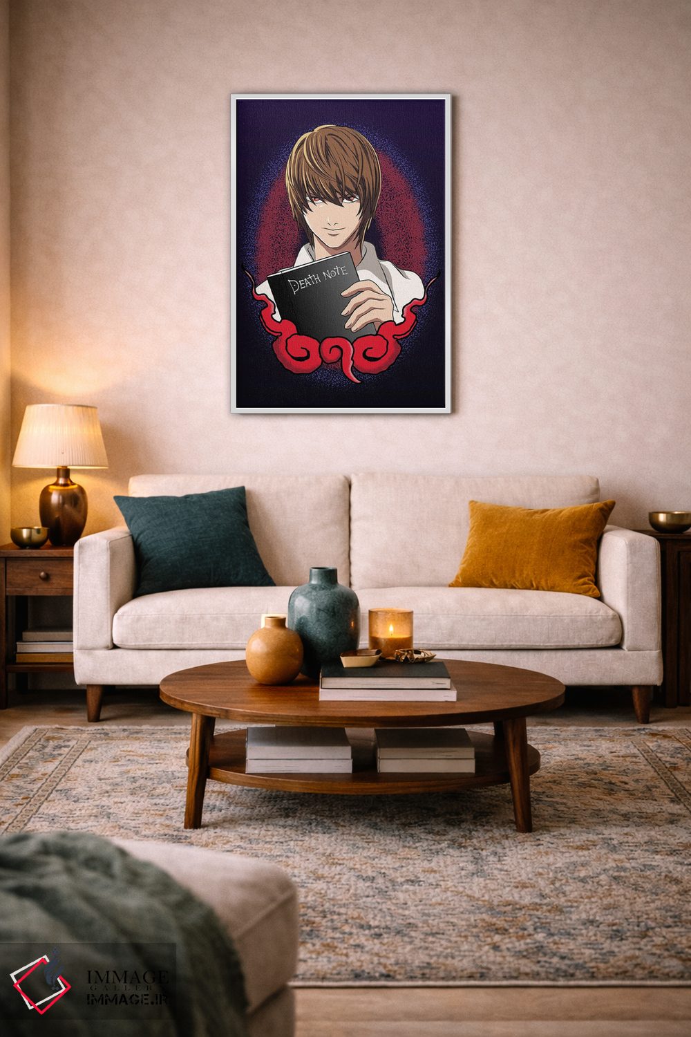 تابلو دکوراتیو لایت یاگامی اثر مونیر وانیاک - D3W