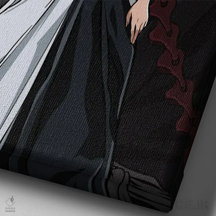 تابلو دکوراتیو ایچیگو و زانگتسو اثر مونیر وانیاک - نمای نزدیک بافت بوم