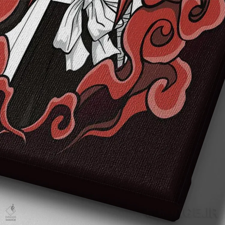 تابلو دکوراتیو بلیچ اثر مونیر وانیاک - نمای نزدیک بافت بوم