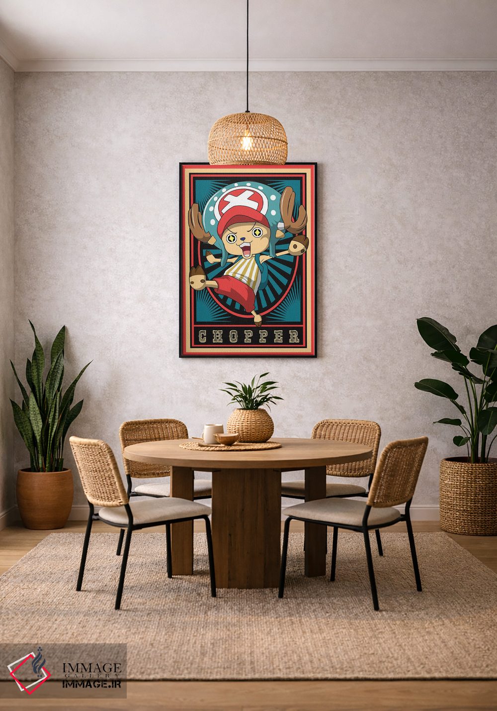 تابلو دکوراتیو وان پیس اثر مونیر وانیاک - D4B