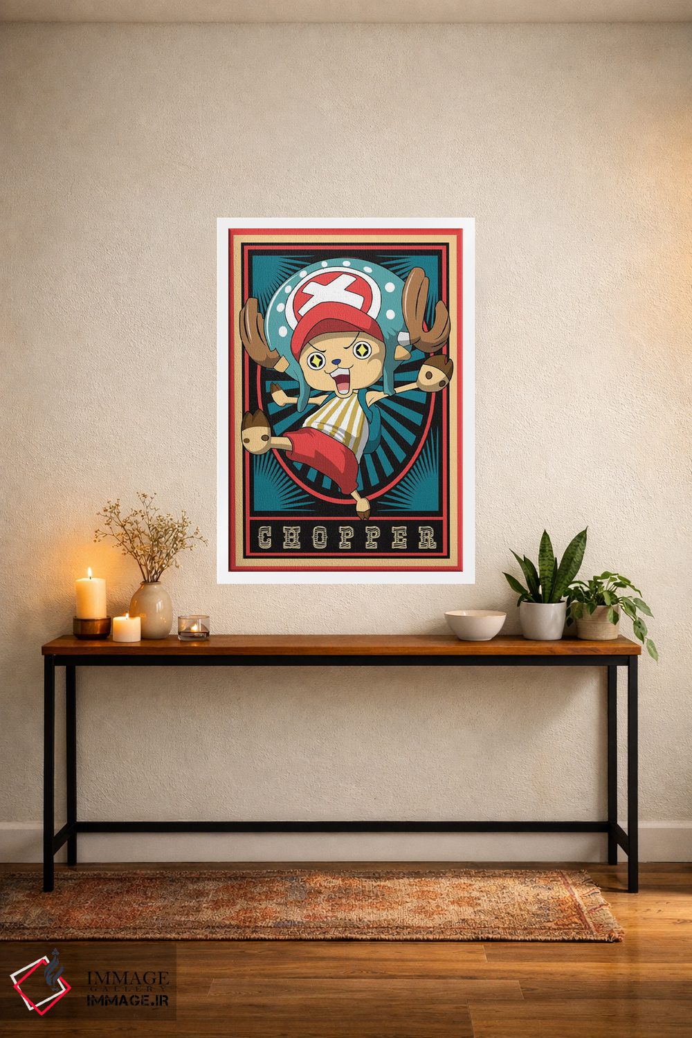 تابلو دکوراتیو وان پیس اثر مونیر وانیاک - D3W