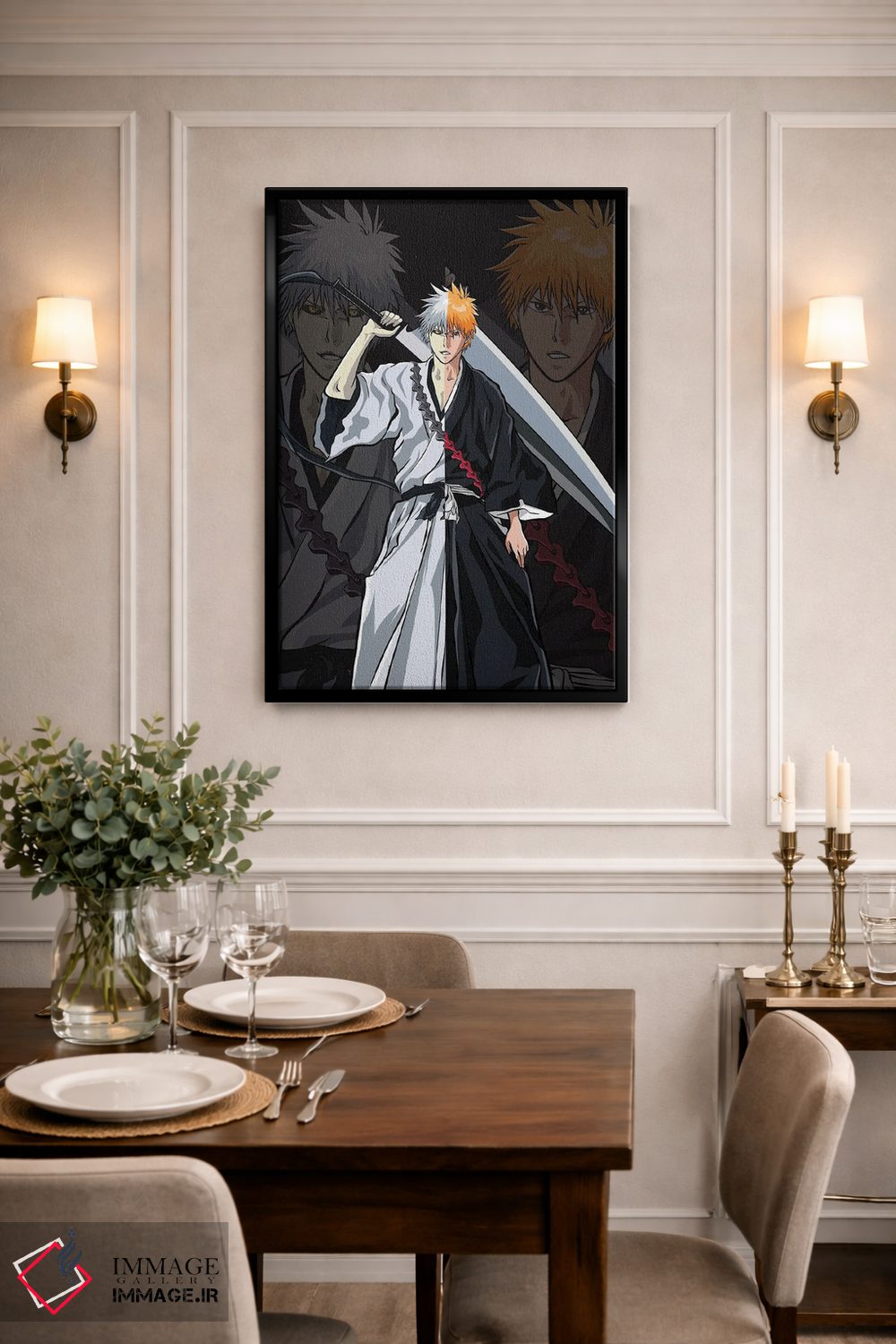 تابلو دکوراتیو ایچیگو و زانگتسو اثر مونیر وانیاک - D2B