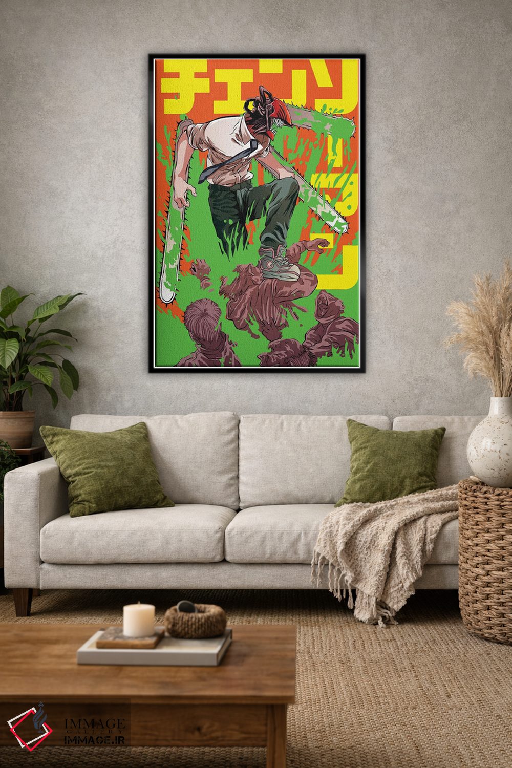 تابلو دکوراتیو چینساو من اثر مونیر وانیاک - D2B