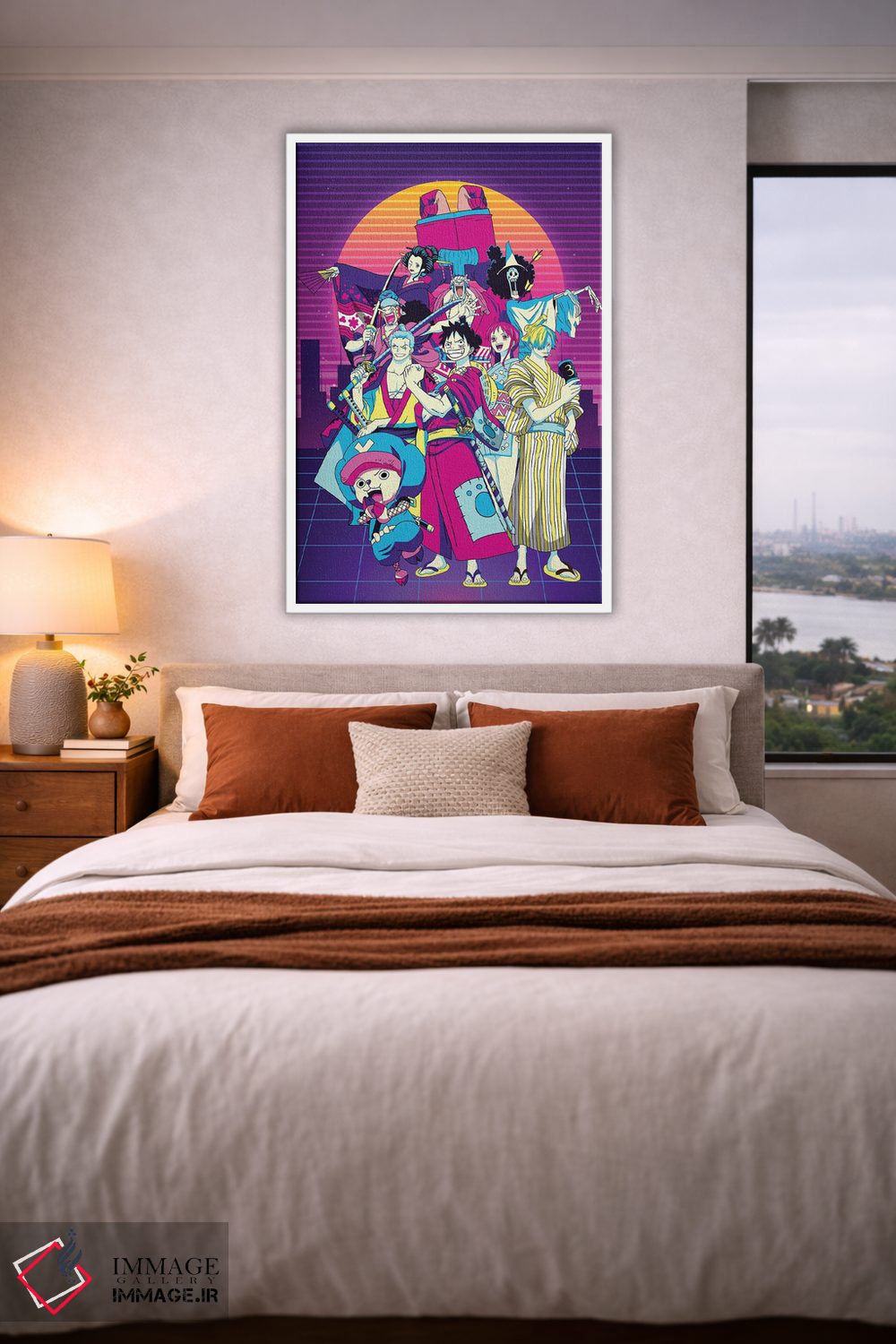 تابلو دکوراتیو وان پیس اثر مونیر وانیاک - D3W