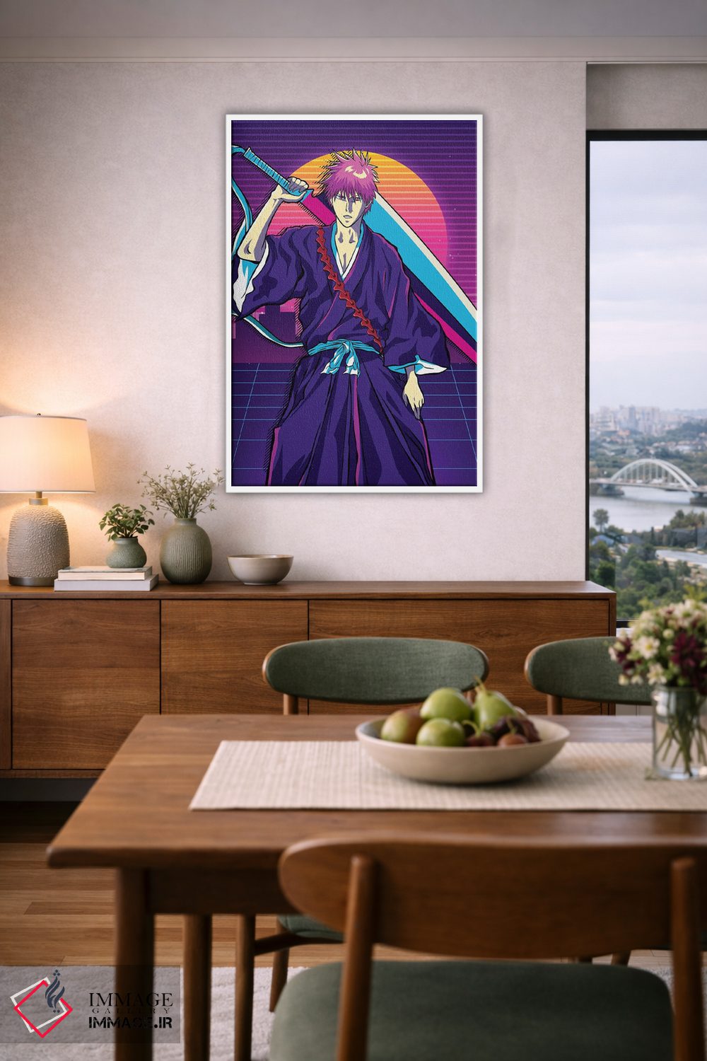 تابلو دکوراتیو بلیچ اثر مونیر وانیاک - D5W