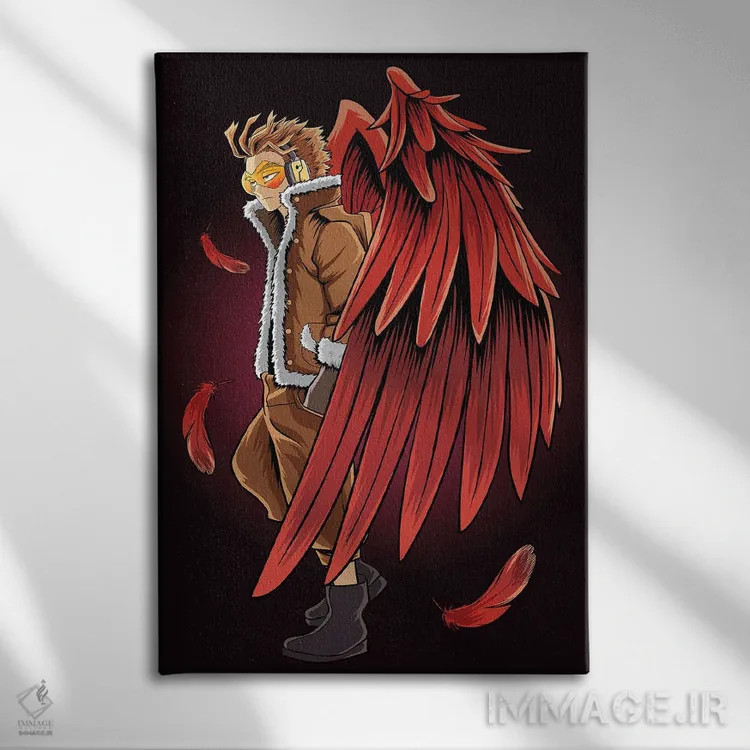 تابلو دکوراتیو مدرسه قهرمان من اثر مونیر وانیاک - نمای روبهرو روی دیوار