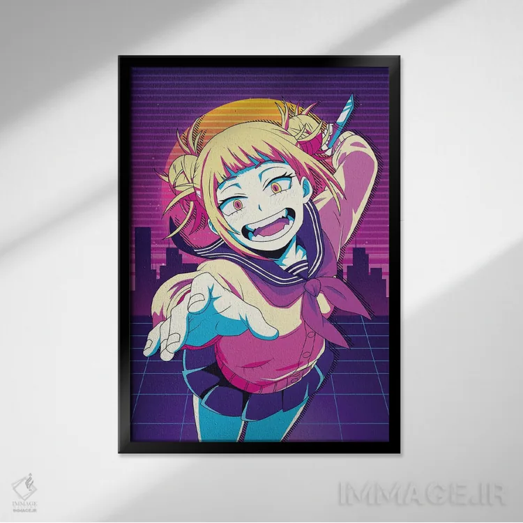 تابلو دکوراتیو هیمیکو توگا اثر مونیر وانیاک - نمای قابدار مشکی