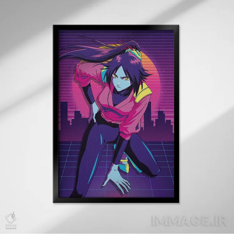 تابلو دکوراتیو بلیچ اثر مونیر وانیاک - نمای قابدار مشکی